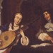 Woman Playing the Lute