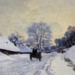 The Cart, or Road under Snow at Honfleur